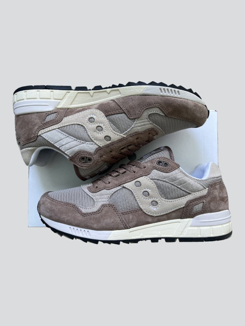 Saucony Shadow 5000 Gravel Grey Suede Mesh Sneakers Men’s 8.5 /WMNS10